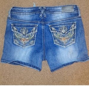 Y2k 2000s style vintage denim shorts